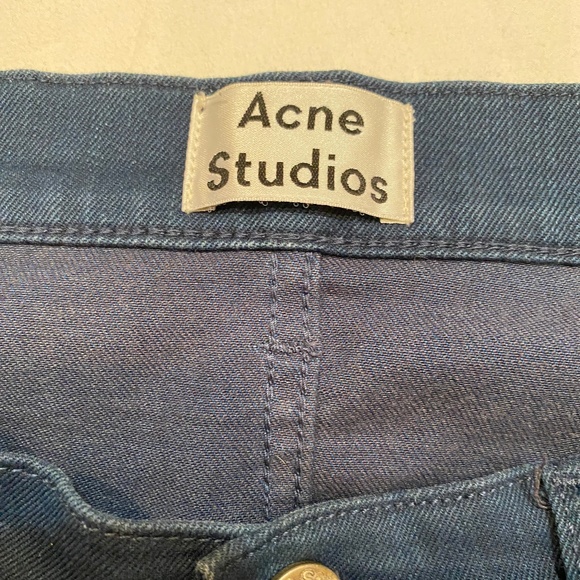 ACNE STUDIOS Men’s Navy Blue Jeans sz32 - Picture 6 of 9